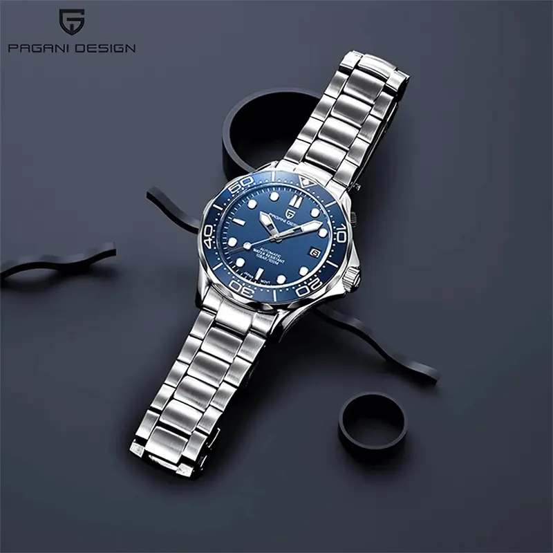 Pagani Design '007' James Bond Seamaster Blue Dial Men's Watch- PD-1667